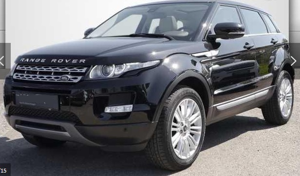 Left hand drive LANDROVER RANGE ROVER EVOQUE TD4 Prestige